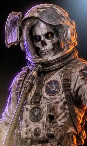 Skeleton Astronaut costume