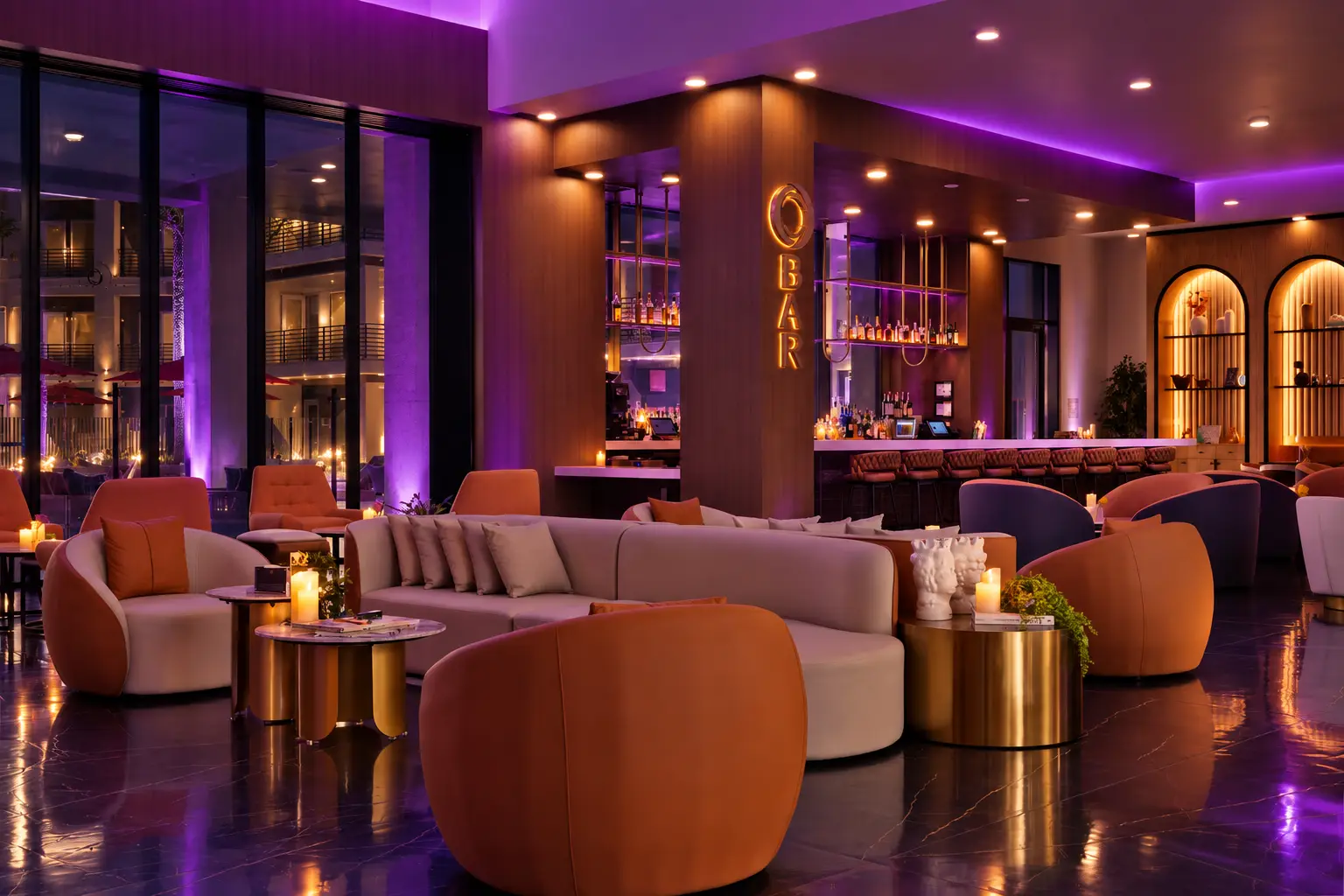 Otonomus Hotel O-Bar lounge, Las Vegas